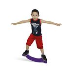 GISCO Kidwil Balance Board, Wobble Balance Board, Swing Board, Seesaw Children's Toys Sports Training Kids Toy Indoor/Outdoor | Made Of Durable & Safe Plastic | (Purple)