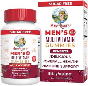 MaryRuth's Multivitamin for Men 40+ | Sugar Free | Vegan Mens Vitamins | Immune Support Daily Men's Multivitamin | Gummy Vitamins for Men | 60 Count