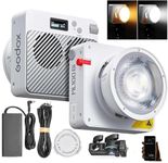 Godox ML100Bi 120W LED Video Light, 2800K-6500K Bi-Color Video Lighting Kit, 34300 Lux CRI 97+/TLCI98+, APP Control, Support USB-C Charging,for Filmmaking/Live/Outdoor Photography (Standard)