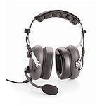 GBH Y21 Aviation Pilot Wired Over the Ear Headset with Mic (Black)