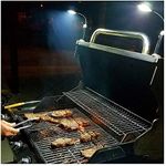 BRIGHT EYES | Magnetic Barbecue BBQ Grill Light Set for Grilling 2 Pack | 6 Alkaline AAA Batteries Included | Works on All Grills with an Exception to Stainless Steel.