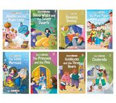 Story Books for Kids (Set of 8 Books) (Illustrated) - Aladdin, Goldilocks, Pied Piper of Hamelin, Goldilocks…Little Mermaid - Fairytales - Bedtime Stories for Children - Read Aloud to Infants, Toddlers