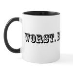 CafePress Worst Boss Ever Trophy Mug 11 oz (325 ml) Ceramic Coffee Mug
