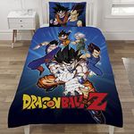 Coco Moon Dragon Ball Z Electric Single Or Double Duvet Bedding Set Genuine Anime Merchandise Gift (Single)