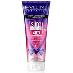 Eveline Cosmetics Slim Extreme 4D Super Concentrated Cellulite Slimming Hot Cream for Women Fast Fat Burning | 2-Week Lipo Shock Thearpy | Flat Belly, Slim Legs Waist , 250 ML, 1 Count (Pack of 1)