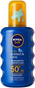 NIVEA Sun Spray solaire pour enfants, indice de protection solaire 50+, vaporisateur de 200 ml, protection et soin pour enfants