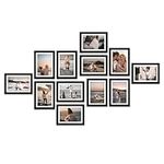 ADDMES 12 Pack Picture Frames Set, Gallery Picture Frames Colleage for Wall, Multi-sized Photo Frames for Family, Home Wall Decor (12 FRAME)