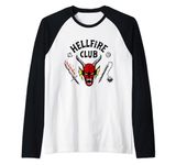 Stranger Things Logo Hellfire Club Classic Fan Memorabilia Raglan Baseball Tee