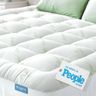 Niagara Sleep Solution Ultra Soft Full Size Mattress Topper - Rayon Derived from Bamboo Pillow Top Mattress Pad for Back Pain Relief - Naturally Cooling for Hot Sleepers, Green