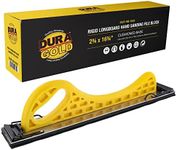 Dura-Gold Pro Series Longboard Hand Sanding File Sander Block - Hook & Loop Backing and PSA Backing Conversion Adapter Pad, Clip-On Sandpaper, Continuous Rolls, PSA Sheets, Sand Auto Paint Woodworking