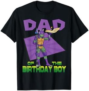 Mademark x Teenage Mutant Ninja Turtles - Donnie Daddy of the Birthday Boy Pizza Theme Party T-Shirt