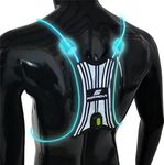 Spider Reflective Lighted Running Vest - New Optic Fiber Technology, Bright, 360° Visible, Ultralight, Fully Adjustable for Women, Men, Kids - Reflective Running Gear for Safe Night Running & Walking