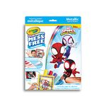 Crayola Color Wonder Mess-Free Metallic Paper & Markers Kit, Spidey & Friends