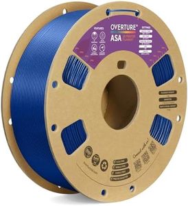 OVERTURE ASA Filament 1.75mm, 1kg Spool (2.2lbs) 3D Printer Filament, Premium Anti-UV, ASA Filament Perfect for Printing Outdoor Functional Parts, Dimensional Accuracy +/- 0.02 mm (ASA Diamond Blue)