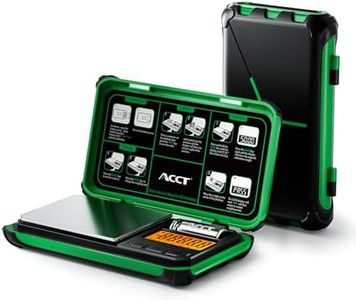 ACCT Precision Pocket Scale, 200gx0.01g Jewelry gram Scale, Digital Food Scale with LCD Display, one-Click Conversion 6 Units, Mini Scale for Kitchen/Powder/Coffee/Coins(Battery Included)