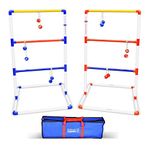 GoSports Premium Ladder Toss Game with 6 Bolos and Carrying Case