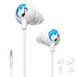 Swimbuds Sport Premium Waterproof Headphones & 11 eartips in 4 Styles (Upgraded Cord)