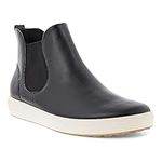 ECCO Women's Soft 7 Chelsea Ankle Boot, Black 2, 8-8.5