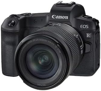 Canon EOS R RF24-105mm F4-7.1 IS STM Lens Kit, Vlogging and Content Creator Camera 4K UHD, Digital Single-Lens Non-Reflex AF/AE, 0.4 Magnification, Mirrorless and Full-Frame, Compact & Lightweight