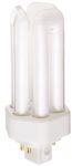 Satco S8344 4100K 18-Watt GX24q-2 Base T4 Triple 4-Pin Tube for Electronic and Dimming Ballasts