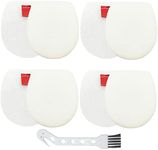 QAQGEAR 4 Washable & Reusable Filter Set for Shark IC300 IZ251UK IZ201UK IZ202SM IZ201ME IZ102 for Shark Wireless Vacuum Cleaner with Cleaning Brush