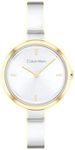 Calvin Klein Analogue Quartz Watch for Women with Two-Tone Stainless Steel Bracelet - 25200189