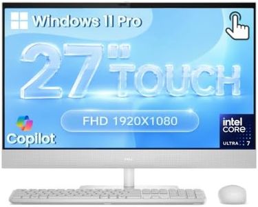 Dell 27 Touchscreen 2026 All-in-One Desktop Computer, Ultra 7, 32GB + 1TB