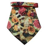 LEONARDI Mens printed Multicoloured 3 Cravat | pack of 1 | Size -12 x 9 inches | tweed fabric | Microfiber | Superior finishing | Packaging – White box |