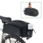 HOMPER Bike Pannier Bag Waterproof Bike Storage Bag Cycle Saddle Rear Rack Pannier Bags with Shoulder Strap Outdoor Bicycle Pannier Trunk Shoulder Handbag