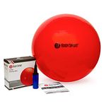 Body Sport 75cm Exercise Ball with Pump, Gym Equipment for Home or Office, Stability Fitness Ball, Pregnancy Ball, Core Strength Training Equipment