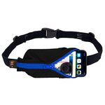 SPIbelt Large Pocket (Black with Blue Zipper, 25" Through 47")