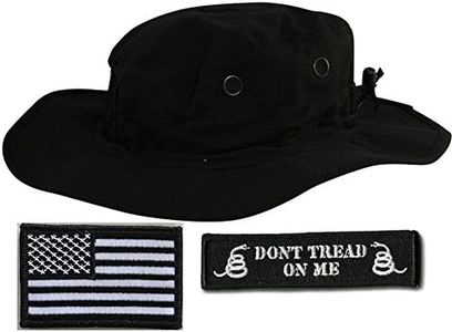 Gadsden and Culpeper Operator Boonie Hat Bundle & Patches - USA/DTOM Black