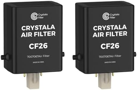 Crystala Filters Replacement For Sub-Zero Refrigerator Air Purification Cartridge 7042798, 7007076, 7007067 Air Filter (Pack of 2)