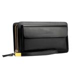 Great Capacity Leather Wallets for Men Big Phone Containable Hand Clutch Bags, Black, m, Money Clip Wallet