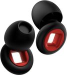 LOZIEMI Quiet Ear Plugs for Sleeping, Noise Reduction – Super Soft, Reusable Hearing Protection in Flexible Silicone for Sleep, Concerts Noise Sensitivity - 8 Ear Tips in XS/S/M/L – 28dB (black, Medium)