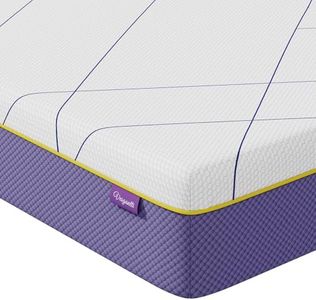 Vesgantti King Size Mattress, 20CM Gel Memory Foam King Size Mattress with CertiPUR-US Certified Foam for Pressure Relief & Cooling Comfort - Medium Firm, 150x200x20cm, Lavander Purple