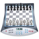 LEVEROAM Electronic Chess Set with Voice Teaching System, Magnetic Computer Chess Game, Great Partner for Beginners & Improving Players, Electronic Chess Board Grows Your Chess Skills