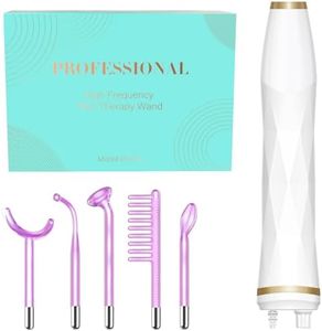 Portable High Frequency Facial Wand - TUMAKOU 6 in 1 Violet Argon High Frequency Skin Device at Home - Handheld Facial Machine Wrinkle & Pimple Removal | Hair Care | Pore Care for Face/Body/Hair