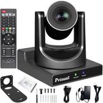 Prisual 30X SDI PTZ Camera,with 3G-SDI,HDMI and IP Streaming Outputs,30X SDI Broadcast and Conference Full HD PTZ Camera for Live Streaming(30X Zoom and Wall Mount)