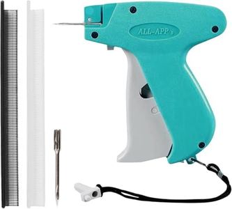 Tagging Gun Kit, Quick Clothing Fixer Fine Stitch Tool Mini Stitch Gun for Clothes,Quick Stitch Sewing Gun with 1500 Black and 1500 White Fasteners One Replacement pin