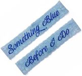 DACE PRO Something Blue Garter for Bride – Bridal Garter with “Something Blue Before I Do” – Bridal Garter Keepsake – Wedding Garter for Bride, Sentimental Gift