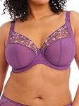 Elomi Women's Charley Plunge Underwire Bra, Pansy, 36HH