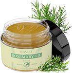 BIWIST Rosemary Oil for Hair Growth,Organic Rosemary Hair Oil for Thin Hair Eyebrows Beard,100% Natural Rosemary Ointment with Batana for Skin Care Body Massage,Men and Women（4.23 Floz/120ml）