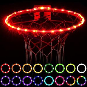 Waybelive LED Basketball Hoop Lights, Remote Control Basketball Rim LED Light, 16 Color Change by Yourself, Waterproof, Super Bright to Play at Night Outdoors, Good Gift for Kids