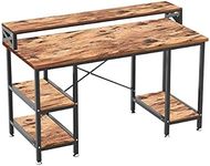 Halter Wood Computer Desk with Moni