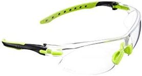 Allen Company All-in Youth Shooting Safety Glasses - Eye Protection for Boys and Girls - Soft Padded Nose and Temple - Clear Lenses - ANSI Z87.1+ and CE Rated - Green/Black