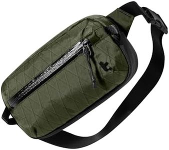 tomtoc 1.5L X-Pac Sling Bag with RFID Blocking, Crossbody Bag Minimalist Chest Shoulder Pack for Men/Women, Water-resistant Lightweight Casual Funny Pack for Travel, Daily Commute