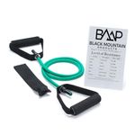 Black Mountain New Strong Resistance Bands, Green, 10 lbs.