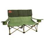 Kelty Low Loveseat Camping Chair for 2 – Two Person Foldable, Portable Camp Chair for Festivals, Camping Trips, Tailgates, Concerts, Beach Days, Updated for 2023 (Dill)