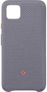 Google Pixel 4 Polycarbonate Case - Sorta Smokey Gray, Polka Dots Fabric, Wireless Charging Compatible (GA01281)